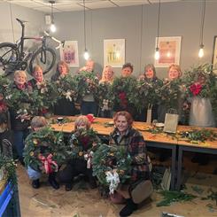 Christmas Wreath Workshop at The Clubhouse